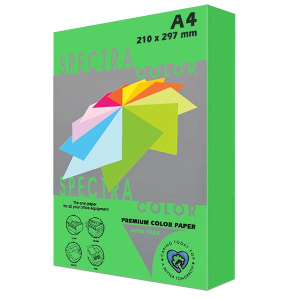 ΧΑΡΤΙ SPECTRA A4 160GR ΠΑΚ.250ΦΥΛΛΑ ΠΡΑΣΙΝΟ PARROT 806230