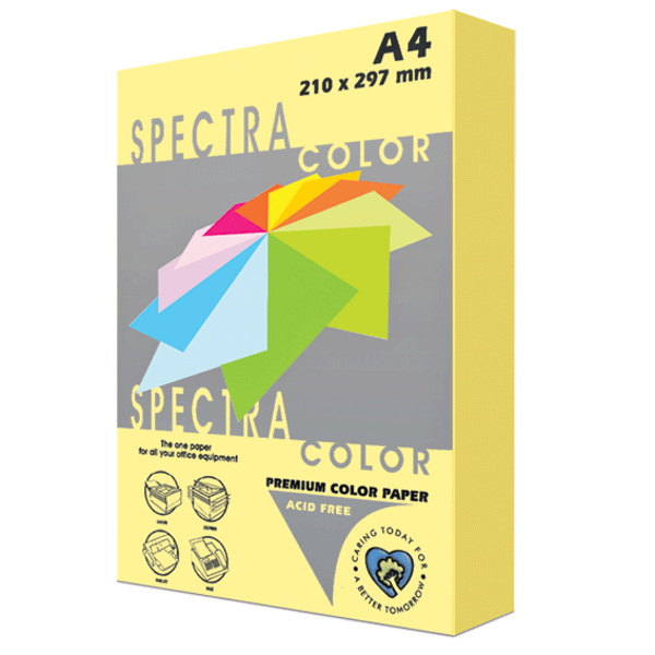 ΧΑΡΤΙ SPECTRA A4 160GR ΠΑΚ.250ΦΥΛΛΑ ΚΙΤΡΙΝΟ ΑΠΑΛΟ -LIGTH YELLOW 806160