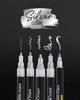 ΜΑΡΚΑΔΟΡΟΙ ΑΚΡΥΛΙΚΟΙ ONLINE ΑΣΗΜΙ SET ΜΥΤΗ 0.7mm-1mm-2mm-3mm-brush 18518