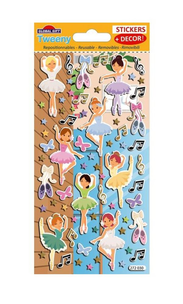 ΑΥΤΟΚΟΛΛΗΤΑ ΠΑΙΔΙΚΑ TWEENY DECOR STICKERS 9X17.5CM 272030 GLOBAL GIFT
