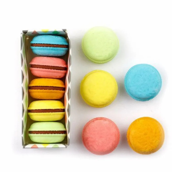 ΓΟΜΟΛΑΣΤΙΧΑ MACARON 9x3x3.5cm ΣΕΤ 5 ΣΒΥΣΤΡΕΣ IGI436