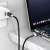 ΚΑΛΩΔΙΟ USB TO C USB-C σε USB-C KSC-998, σιλικόνης, 100W, 480Mbps, 1m, μαύρο