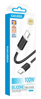 ΚΑΛΩΔΙΟ USB TO C USB-C σε USB-C KSC-998, σιλικόνης, 100W, 480Mbps, 1m, μαύρο