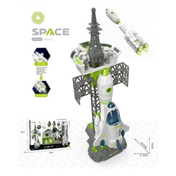 Πύραυλος Με Πλατφόρμα Εκτόξευσης SPACE EXPLORING , Φιγούρες, Ατμό, Ήχο & Φως 0153183