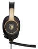 ΑΚΟΥΣΤΙΚΑ ΚΕΦΑΛΗΣ SADES gaming headset UPOWER, 3.5mm σύνδεση, 40mm, μαύρο/χρυσό
