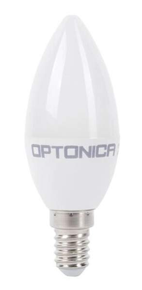 ΛΑΜΠΑ LED E14 ΚΕΡΙ OPTONICA C37 1429, 8W, 4500K, 710lm