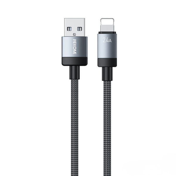 ΚΑΛΩΔΙΟ WECOME KINKONG USB-C TO IPHONE 1M WHITE 35W 2.4A BRAIDED