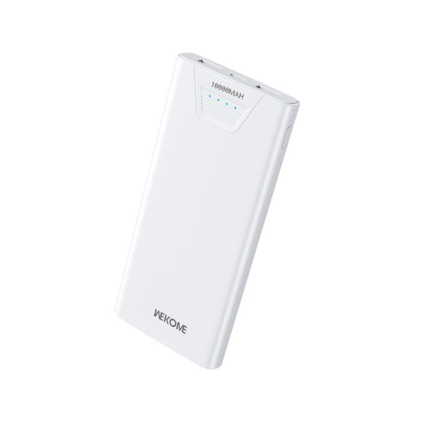 POWERBANK WECOME WK 10000mAh 12W USBx2  WP-101 WHITE