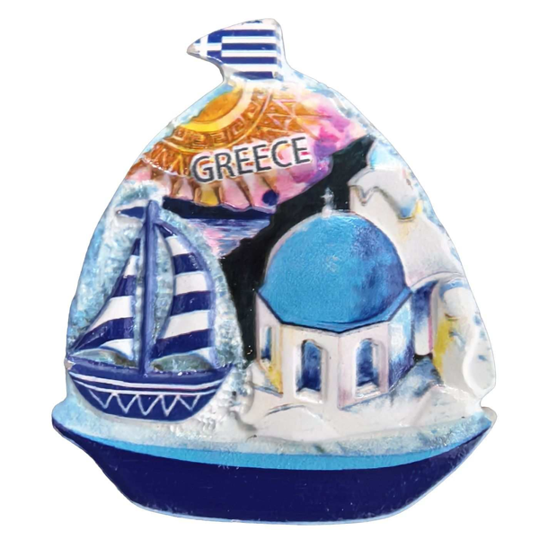 ΜΑΓΝΗΤΑΚΙ ΚΕΡΑΜΙΚΟ ΕΛΛΗΝΙΚΟ ΤΟΠΙΟ ΒΑΡΚΑ 7x6cm 42-3323