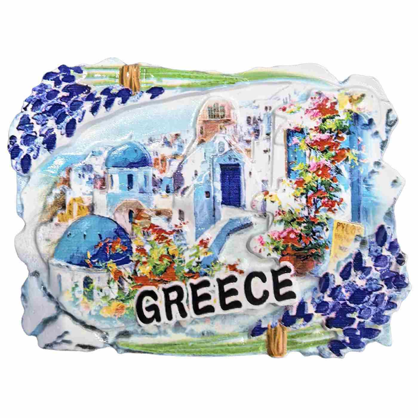 ΜΑΓΝΗΤΑΚΙ ΚΕΡΑΜΙΚΟ ΕΛΛΗΝΙΚΟ ΤΟΠΙΟ ΧΩΡΙΟ ΝΗΣΙ ΛΟΥΛΟΥΔΙΑ 7,5x5cm 42-3322