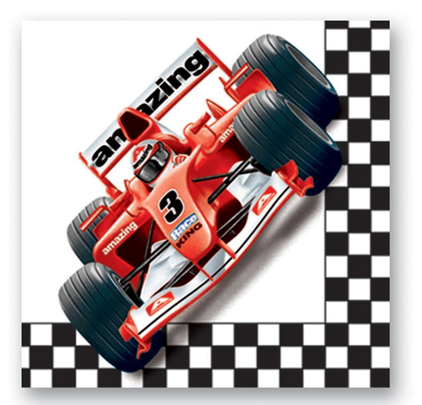 ΧΑΡΤΟΠΕΤΣΕΤΕΣ ΠΑΡΤΥ RACE CARS 12X12EK. 20TEM  24956