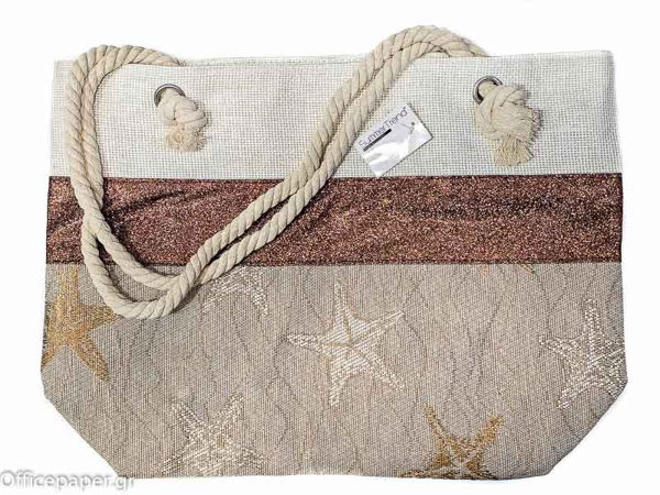 ΤΣΑΝΤΑ ΠΑΡΑΛΙΑΣ 50x17x34cm ΣΕΤ ΜΕ ΚΑΠΕΛΟ 35Χ35Χ15ΕΚ