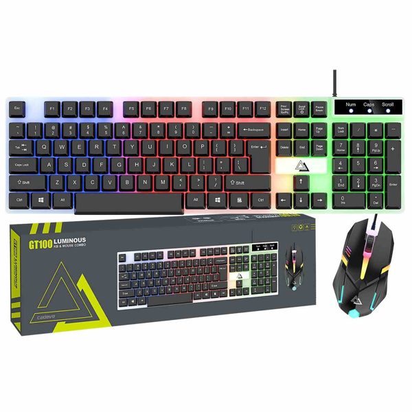 ΠΛΗΚΤΡΟΛΟΓΙΟ GAMING VODIRK GT100 RGB ENGLISH USB SET ΜΕ ΠΟΝΤΙΚΙ