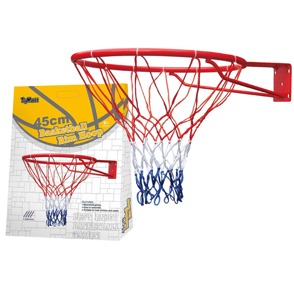 ΣΤΕΦΑΝΙ ΜΠΑΣΚΕΤΑΣ ΜΕΤΑΛΛΙΚΟ 45cm 58x46cm  ΚΟΜΠΛΕ ΔΥΧΤΙ