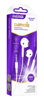 ΑΚΟΥΣΤΙΚΑ ΜΙΝΙ KAKUSIGA earphones με μικρόφωνο KSC-1301, 3.5mm σύνδεση, 14mm, 1.1m, λευκά