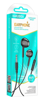 ΑΚΟΥΣΤΙΚΑ ΜΙΝΙ KAKUSIGA earphones με μικρόφωνο KSC-1301, 3.5mm σύνδεση, 14mm, 1.1m, μαύρα