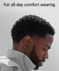 ΑΚΟΥΣΤΙΚΑ ΜΙΝΙ USAMS earphones με μικρόφωνο EP-42, 3.5mm σύνδεση, Φ10mm, 1.2m, μαύρα