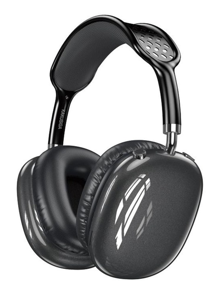 ΑΚΟΥΣΤΙΚΑ ΚΕΦΑΛΗΣ BLUETOOTH KAKUSIGA KSC-1466, ασύρματα & ενσύρματα, micro SD, 40mm, 400mAh, μαύρα