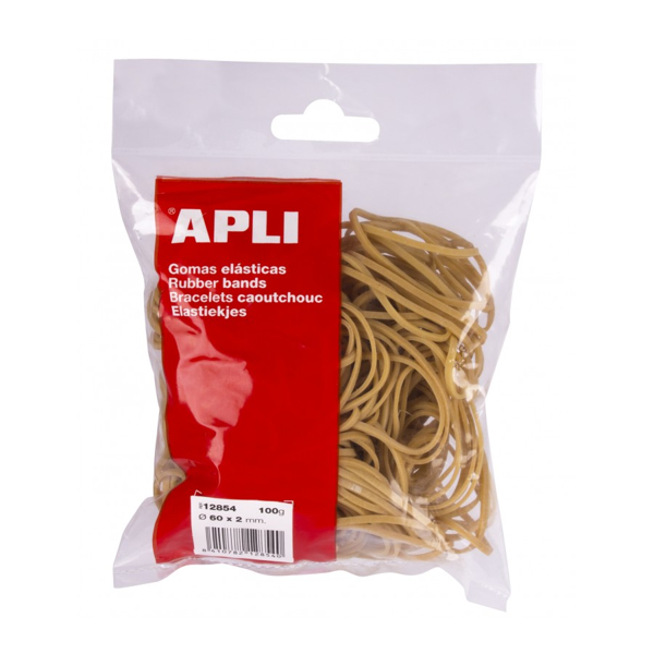 ΛΑΣΤΙΧΑ ΣΑΚΟΥΛΑΚΙ APLI 100gr (2mm πάχος) 7,5cm διάμετρος (12cm μήκος) 12857