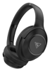 ΑΚΟΥΣΤΙΚΑ ΚΕΦΑΛΗΣ BLUETOOTH DOQAUS FOCUS 5, ασύρματα & ενσύρματα, Φ40mm, 1000mAh, μαύρα
