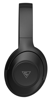 ΑΚΟΥΣΤΙΚΑ ΚΕΦΑΛΗΣ BLUETOOTH DOQAUS FOCUS 5, ασύρματα & ενσύρματα, Φ40mm, 1000mAh, μαύρα