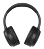 ΑΚΟΥΣΤΙΚΑ ΚΕΦΑΛΗΣ BLUETOOTH POWERTECH PT-1463, ενσύρματα & ασύρματα, ANC, 40mm, 500mAh, μαύρα
