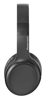 ΑΚΟΥΣΤΙΚΑ ΚΕΦΑΛΗΣ BLUETOOTH POWERTECH PT-1463, ενσύρματα & ασύρματα, ANC, 40mm, 500mAh, μαύρα