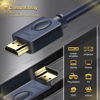 ΚΑΛΩΔΙΟ HDMI CABLETIME AV540-HE2G με Ethernet, 4K/60Hz, 18 Gbps, 1m, μπλε