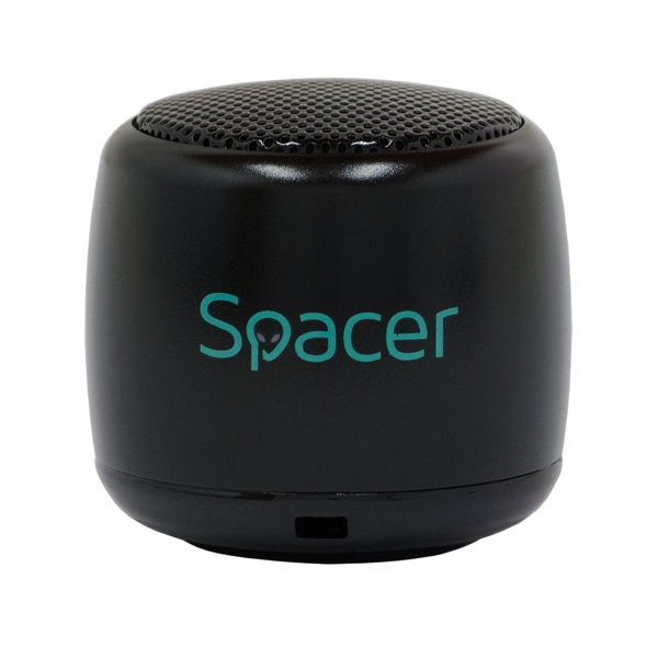ΗΧΕΙΑ BLUETOOTH ΦΟΡΗΤΟ Spacer ΜΙΝΙ Bluetooth 3W, Black (SPB-CRI-CRI-BK)