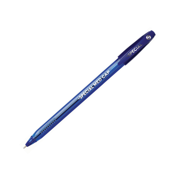 ΣΤΥΛΟ SPECIAL CAP 1.0mm ΜΠΛΕ ΜΕ ΚΑΠΑΚΙ