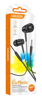 ΑΚΟΥΣΤΙΚΑ ΜΙΝΙ KAKUSIGA earphones με μικρόφωνο KSC-1303, 3.5mm σύνδεση, 10mm, 1.1m, μαύρα