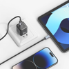 ΚΑΛΩΔΙΟ USAMS Lightning σε USB-C SJ753, 30W, 480Mbps, 1.2m, μαύρο