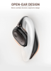 ΑΚΟΥΣΤΙΚΑ BLUETOOTH LDNIO earphones με θήκη φόρτισης T11, OWS, Φ15mm, 50/450mAh, μαύρα