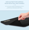 MOUSE PAD KAKUSIGA mouse pad KSC-1162, 26x21x0.2cm, μαύρο