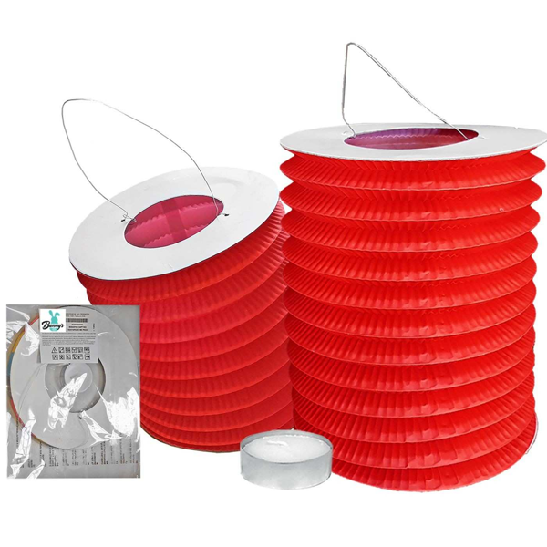 ΦΑΝΑΡΑΚΙ ΠΑΣΧΑ ΜΕ ΡΕΣΩ ΚΟΚΚΙΝΟ ΥΨΟΣ 25cm  φ16cm 73-10