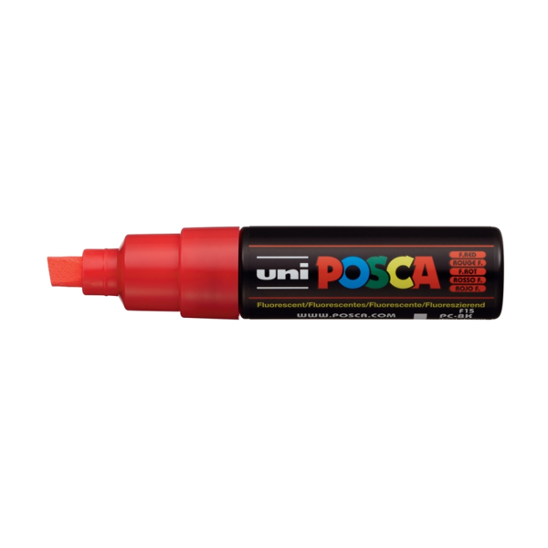 ΜΑΡΚΑΔΟΡΟΣ UNI POSCA PC-8K ΚΟΚΚΙΝΟΣ FLUO 8MM