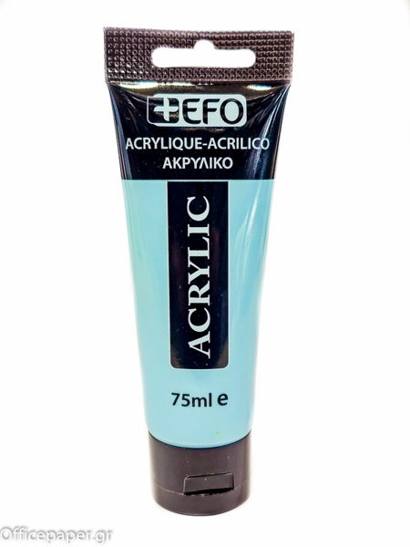 ΑΚΡΥΛΙΚΟ ΧΡΩΜΑ EFO 75ml ΓΑΛΑΖΙΟ SKY BLUE σωληνάριο 388424