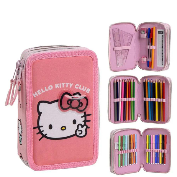 ΚΑΣΕΤΙΝΑ ΤΡΙΠΛΗ ΓΕΜΑΤΗ HELLO KITTY 13X6X21 2700001654