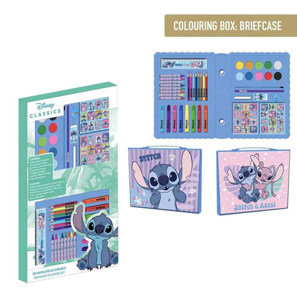 ΒΑΛΙΤΣΑΚΙ ΖΩΓΡΑΦΙΚΗΣ LILO & STITCH SET 43 TEM ΣΕ ΧΑΡΤΟΦΥΛΑΚΑ