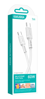 ΚΑΛΩΔΙΟ USB TO C USB-C σε USB-C KSC-984, σιλικόνης, 60W, 480Mbps, 1m, λευκό