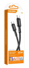 ΚΑΛΩΔΙΟ USB TO C USB-C σε USB-C KSC-984, σιλικόνης, 60W, 480Mbps, 1m, μαύρο