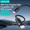 ΚΑΛΩΔΙΟ  USB-C σε USB-C ,SJ780, 60W, 480Mbps, 1m, μαύρο