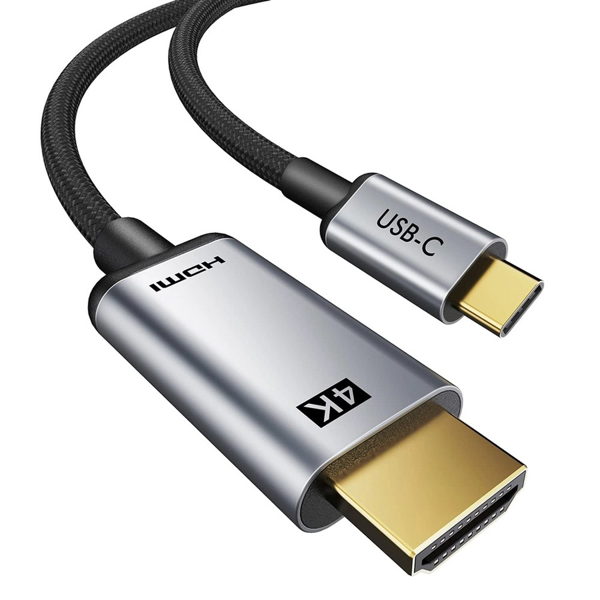 ΚΑΛΩΔΙΟ HDMI CABLETIME καλώδιο USB-C σε HDMI CT-PU31-CMHD4, 4K/60Hz, 1.8m, μαύρο