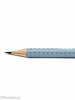 ΜΟΛΥΒΙ FABER CASTEL GRIP 2001 ME ΓΟΜΑ BLUE LIGHT B=2