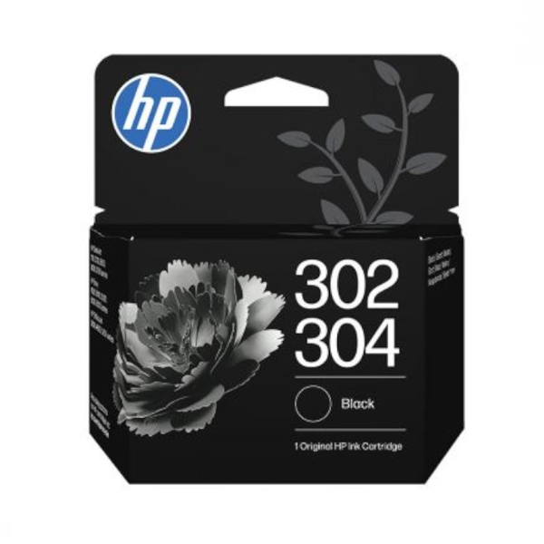 ΜΕΛΑΝΗ HP 302 304  BLACK B7RT7AE LS2  +-120 PAGES