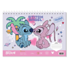 ΜΠΛΟΚ ΖΩΓΡΑΦΙΚΗΣ STITCH 23X33cm A4 40Φ ΜΕ ΣΤΕΝΣΙΛ ΚΑΙ ΑΥΤΟΚΟΛΛΗΤΑ 000565857 2026