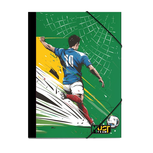 ΦΑΚΕΛΟΣ ΛΑΣΤΙΧΟ MUST TEAM FOOTBALL ΧΑΡΤΙΝΟΣ 25X35 ΕΚ. 000587409