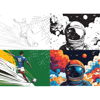 ΤΕΤΡΑΔΙΟ ΚΑΡΦΙΤΣΑ FOOTBALL ASTRONAUT 17X25 40Φ 2 ΣΧΕΔΙΑ 2026 000587403