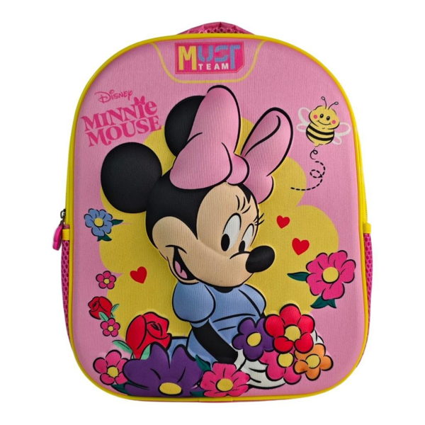 ΣΧΟΛΙΚΗ ΤΣΑΝΤΑ ΠΛΑΤΗΣ ΝΗΠΙΟΥ DISNEY MINNIE MUST TEAM 3D ΕVA 1 ΘΗΚΗ 000565943 2026