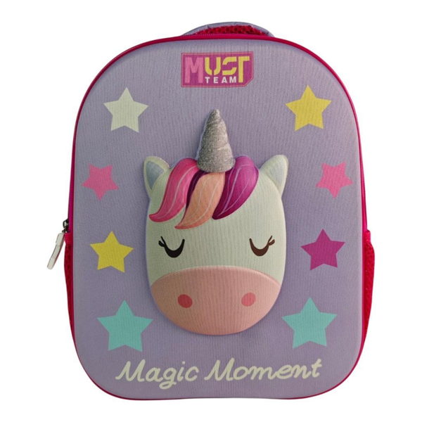 ΣΧΟΛΙΚΗ ΤΣΑΝΤΑ ΠΛΑΤΗΣ ΝΗΠΙΟΥ DISNEY UNICORN MUST TEAM 3D ΕVA 1 ΘΗΚΗ 000587577 2026